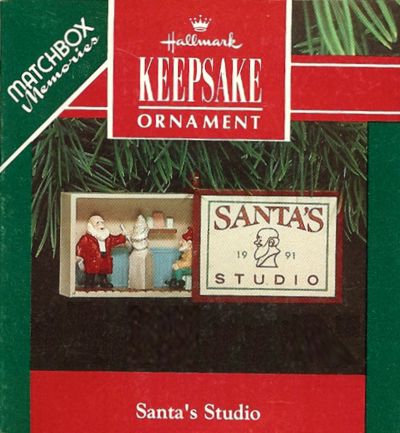 Santa's Studio - Matchbox Memories - 1991