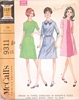1960s McCalls 9311 Easy Dress Pattern Size 20 1/2 NOS